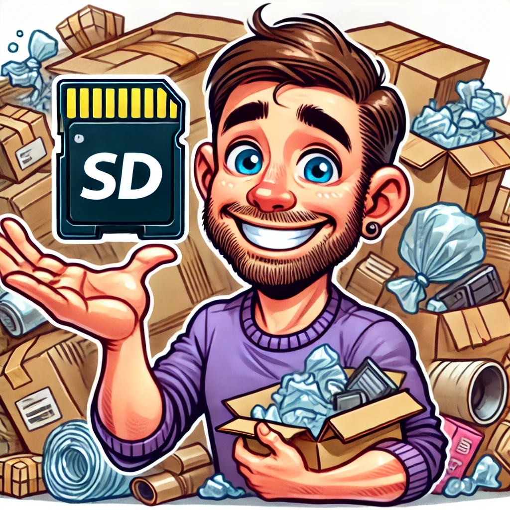 과대포장을 의미하는 이미지