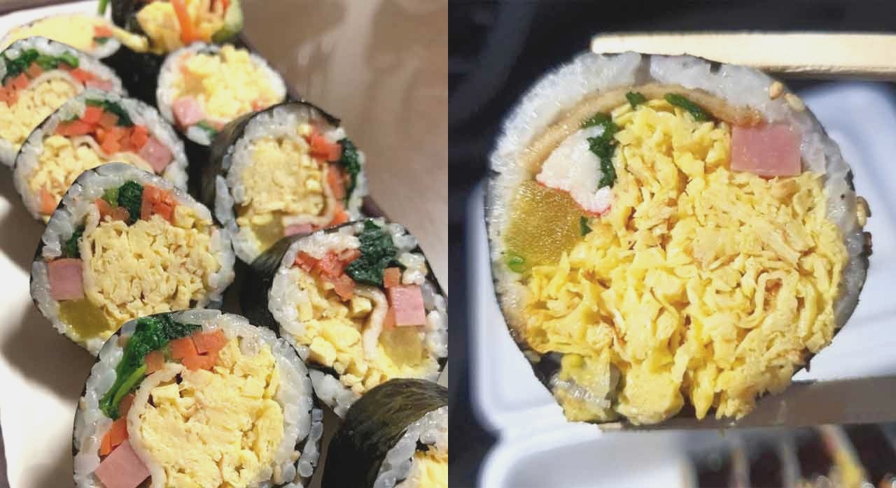 밥보다 두툼한 계란이 가득 들어간 묵호김밥. [ⓒ네이버플레이스 묵호김밥]