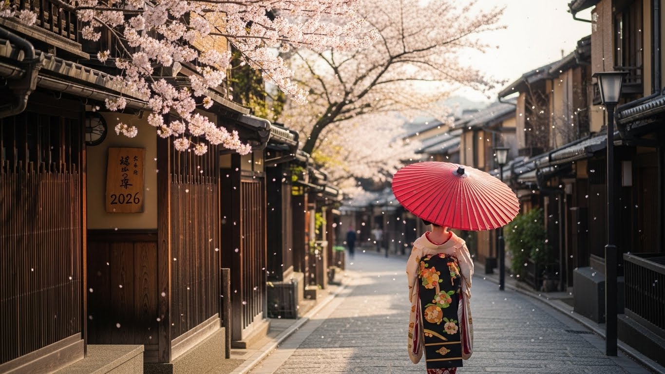 2026년 벚꽃 시즌 교토 한달살기, 오늘(1월 6일)이 예약 마지노선인 이유 (숙박세 인상 &amp; 미야코 오도리 티켓 오픈)