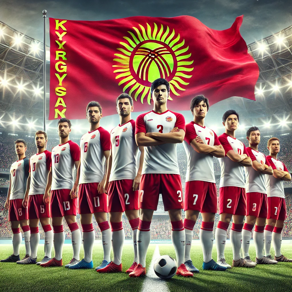 키르기스스탄 축구 국가대표팀 예시 사진