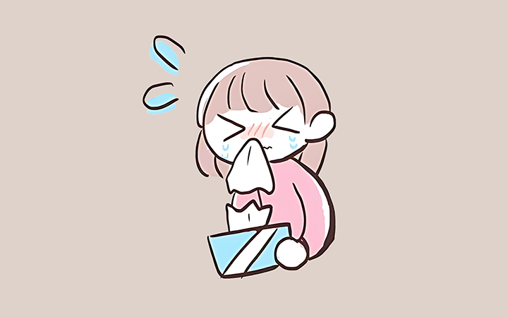 콧물이-심하게-발생하는-여성