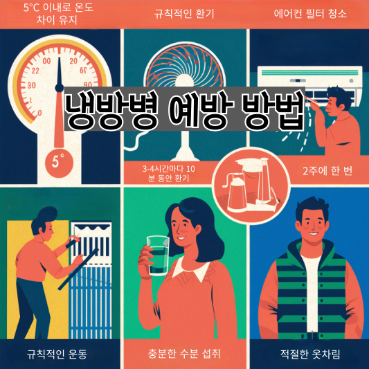 냉방병, 찬바람에 걸린 "여름감기?" 이렇게 잡아요