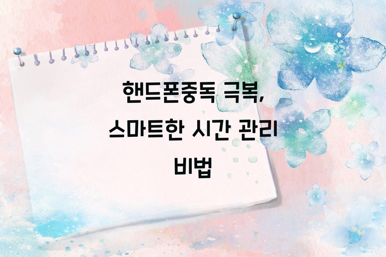 핸드폰중독