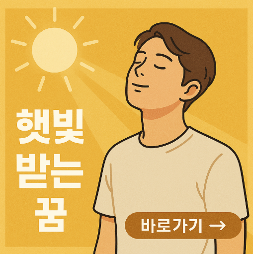 햇빛을 받는 꿈