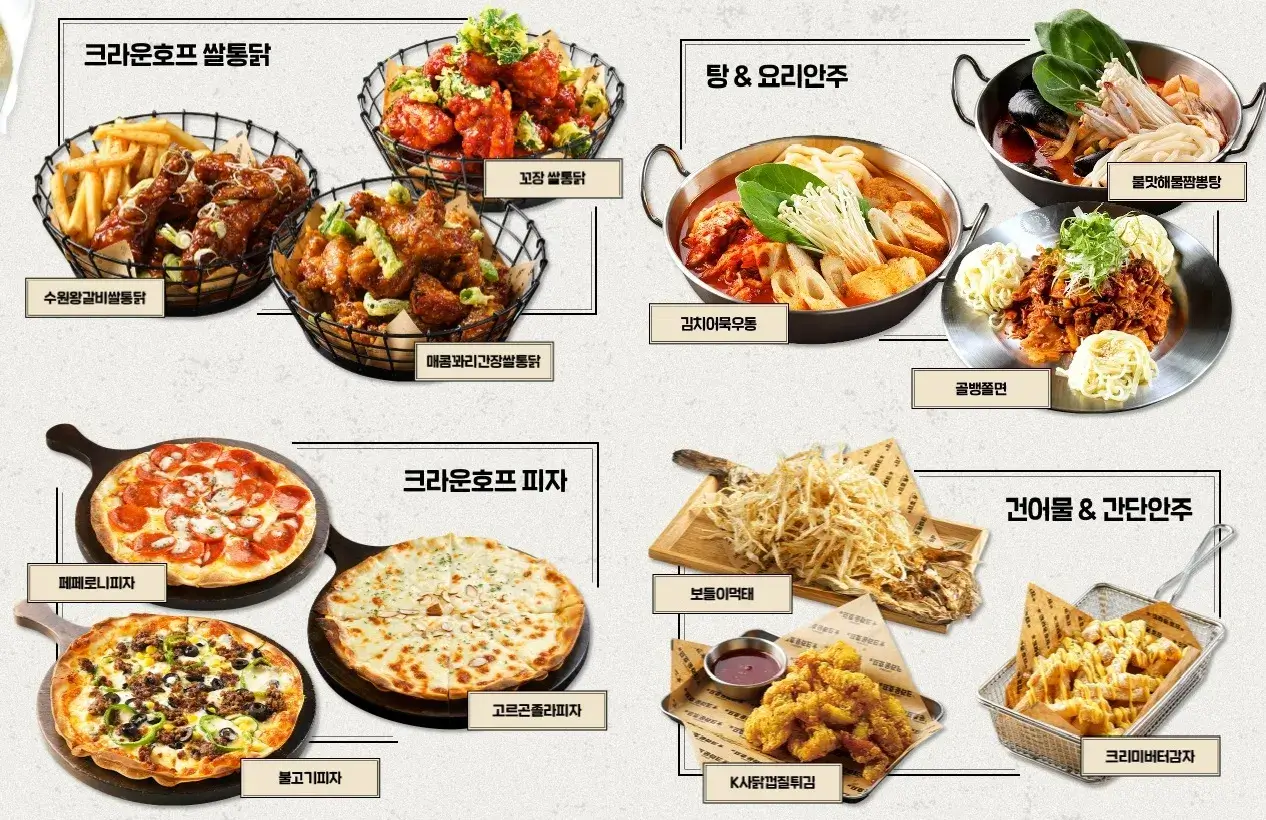 크라운호프-대표메뉴