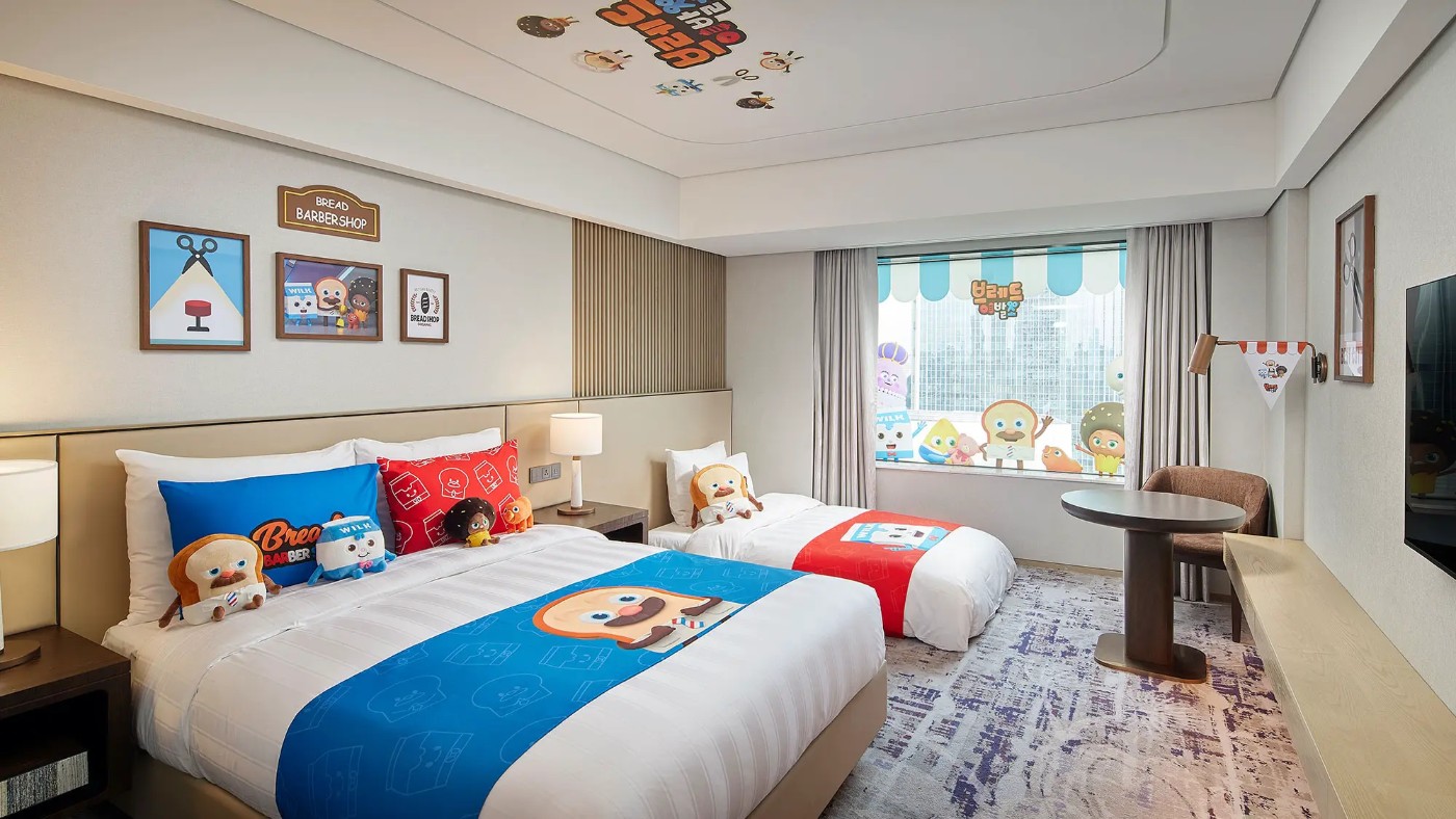 아이를 위한 환상적인 하루, 키즈 테마룸에서 시작하세요.