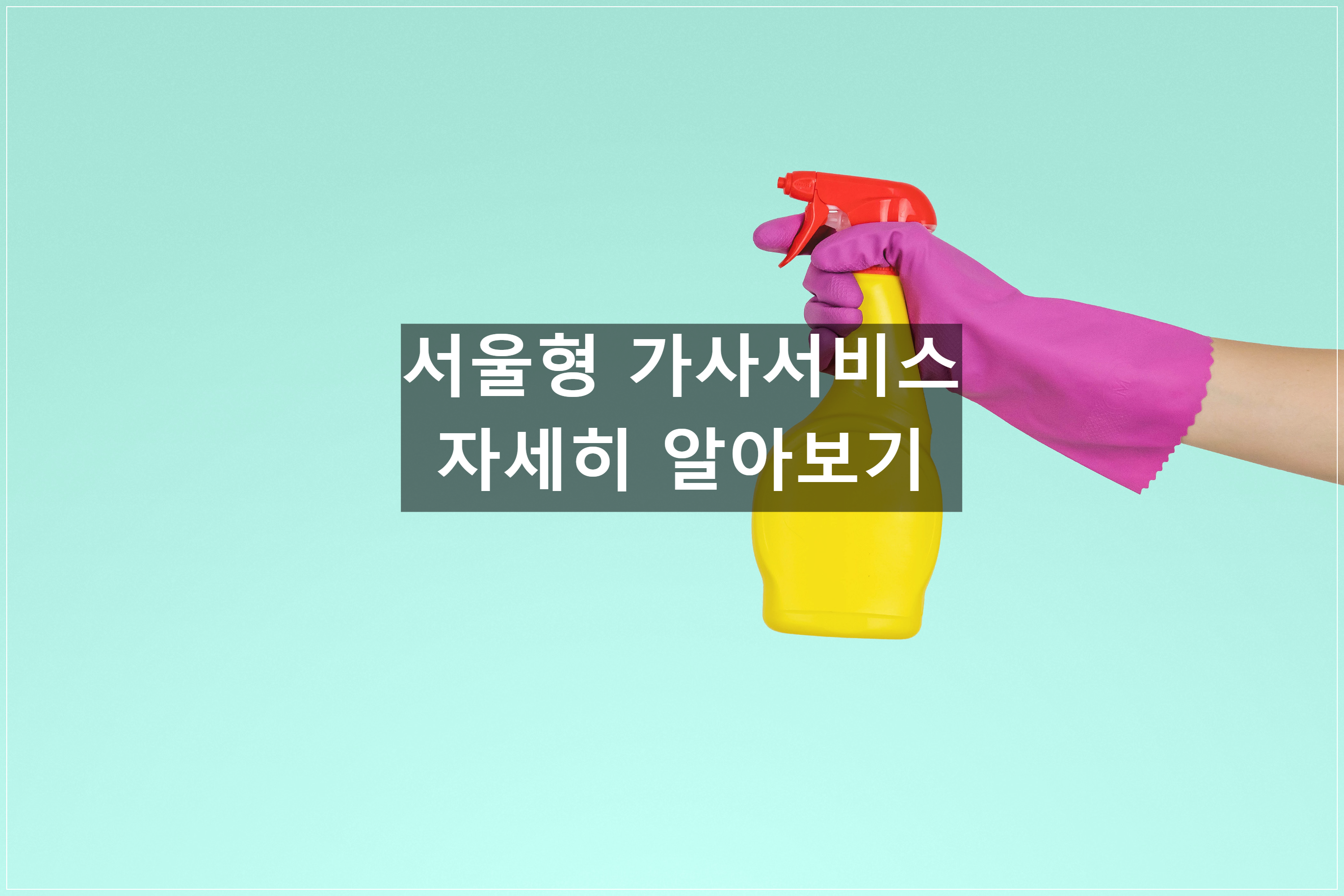 서울형 가사서비스 예시 사진