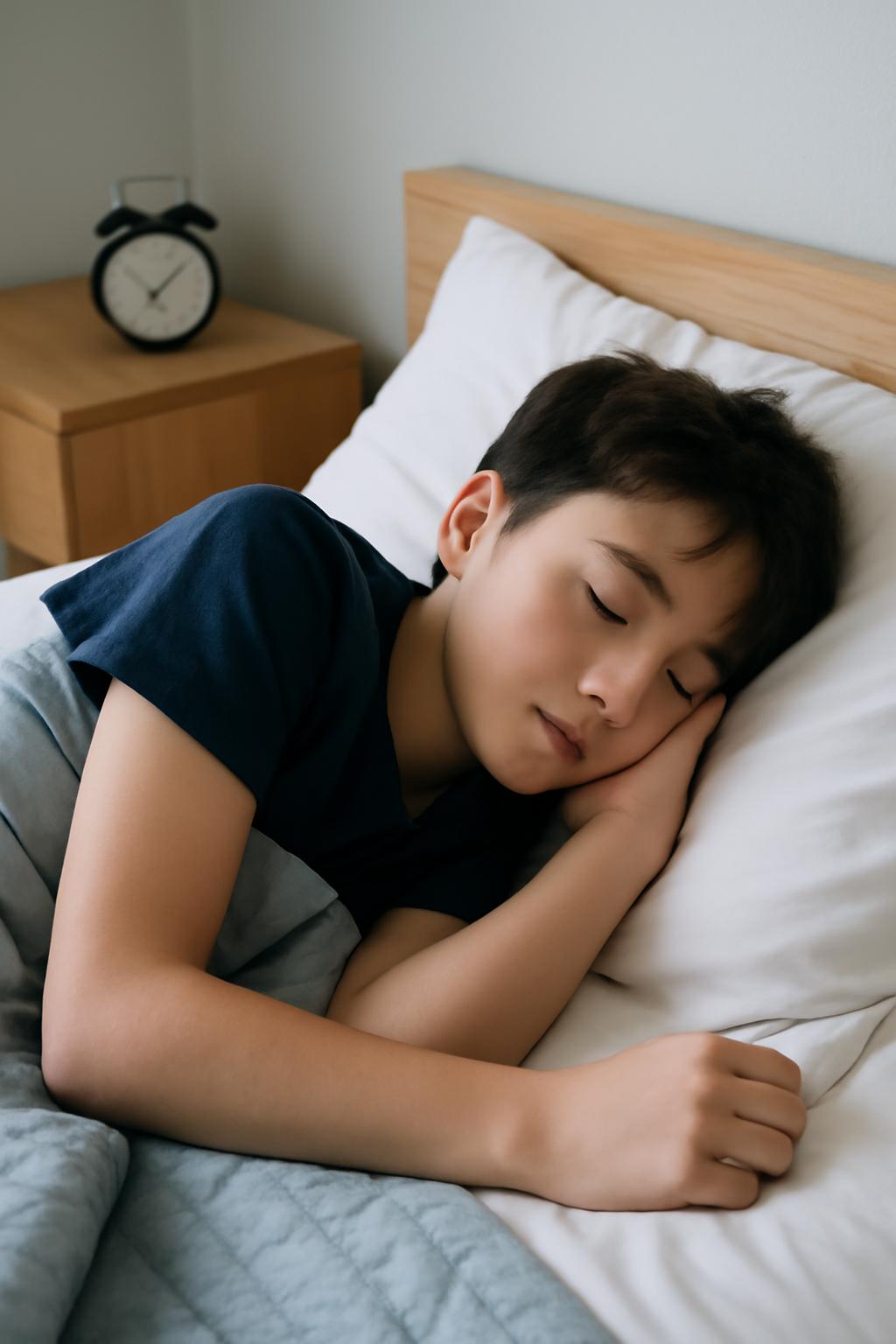 중학생 평균 수면시간