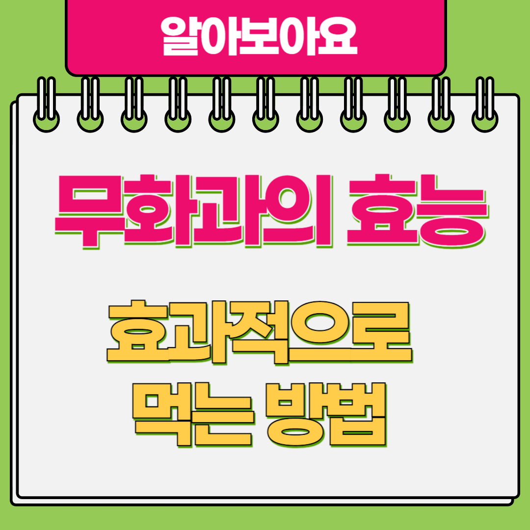무화과의 효능