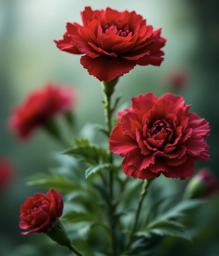 가장 대표적인 마음&amp;#44; 붉은색 카네이션