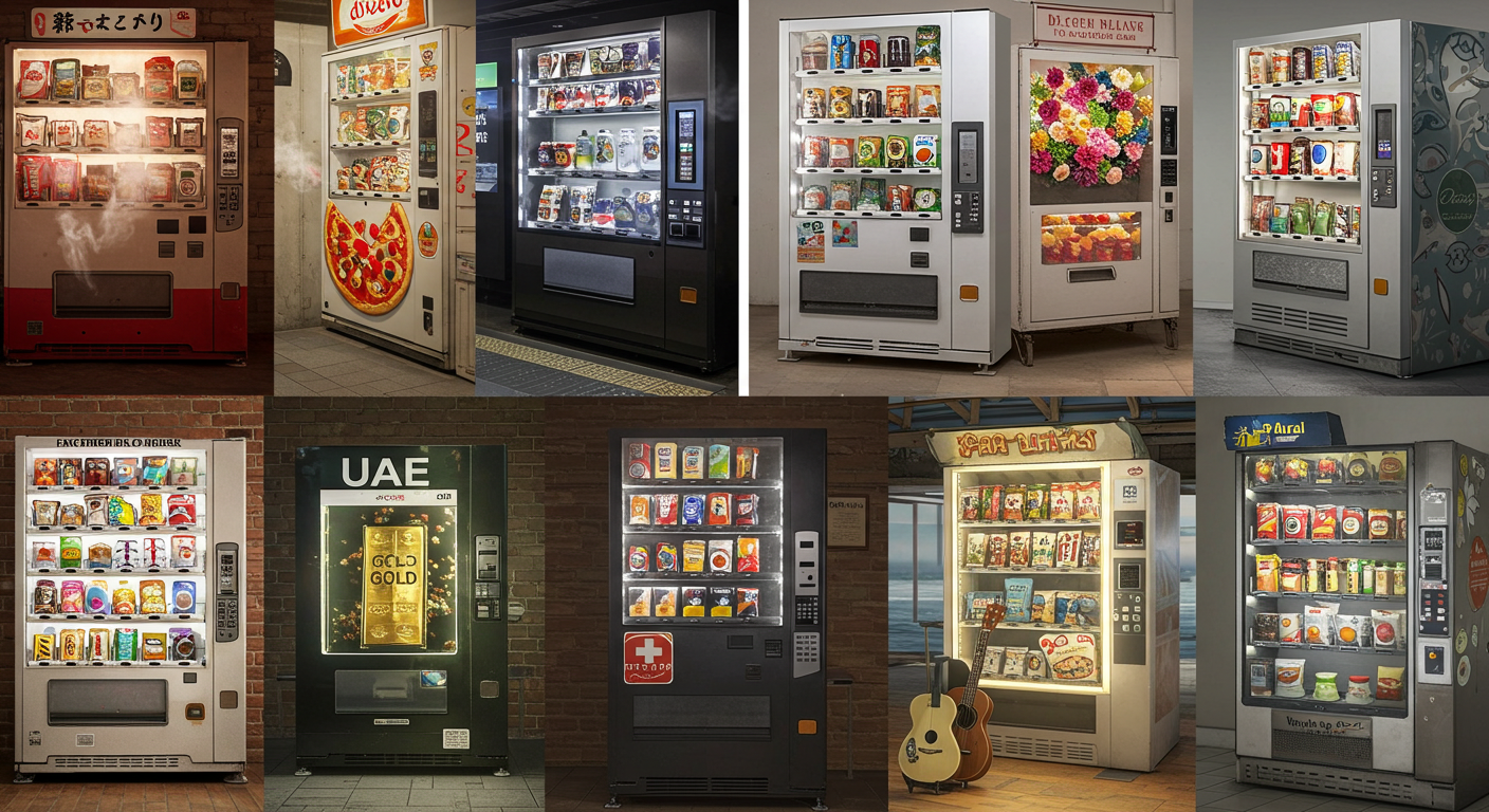 여행 중 만난 이색 자동판매기 TOP 10 &ndash; 자판기로 본 해외 문화에 관한 이미지