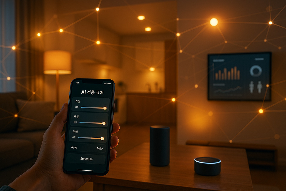 AI 전등 제어 시스템 이미지