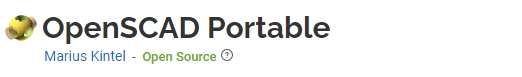 OpenSCAD-Portable
