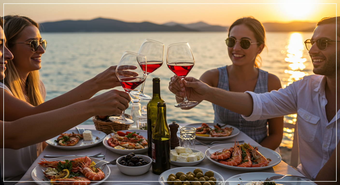 그리스_해안_레스토랑