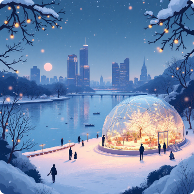 한강페스티벌 겨울 봄ON한강 가상 이미지