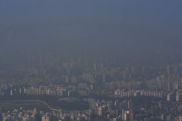 최악의 황사 미세먼지