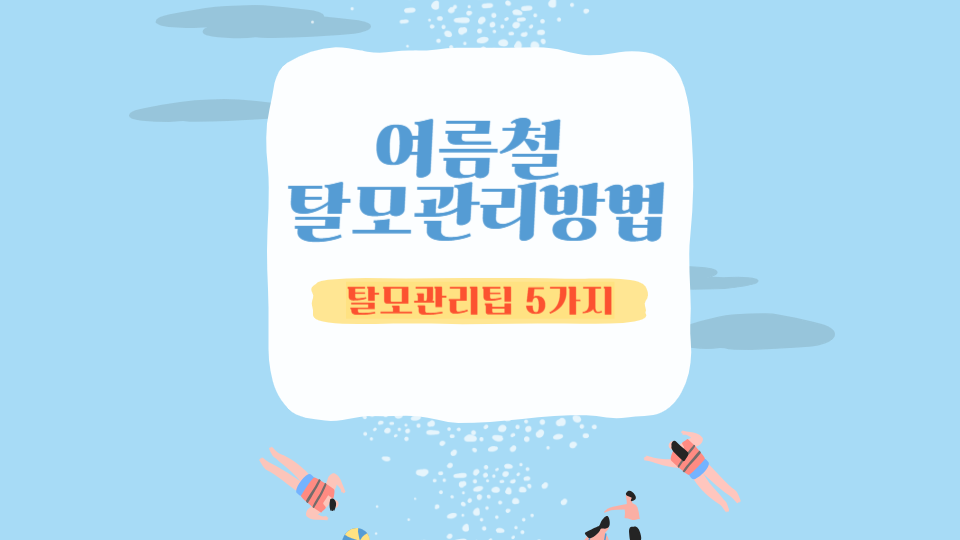 여름철 탈모관리방법 로고