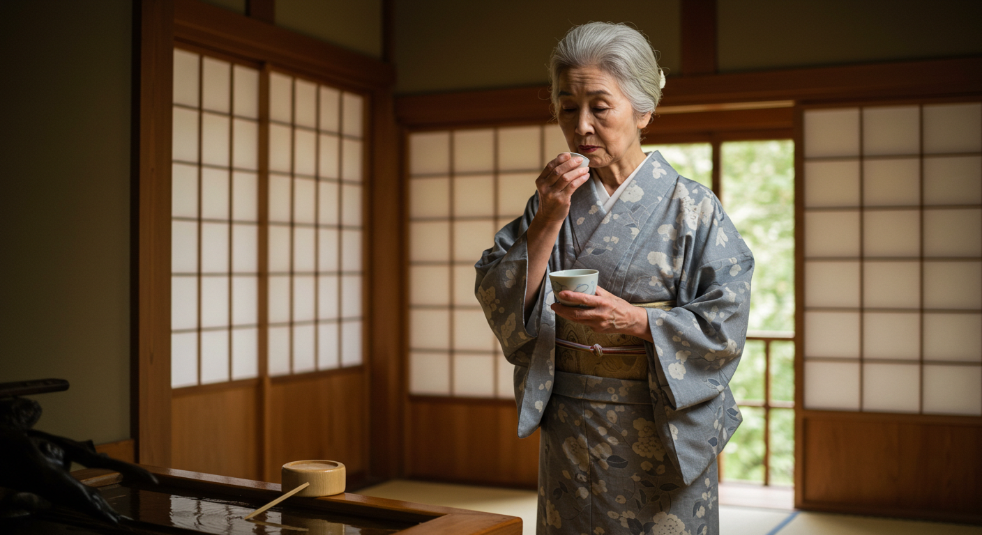일본 노인의 소금물 가글 문화와 교육