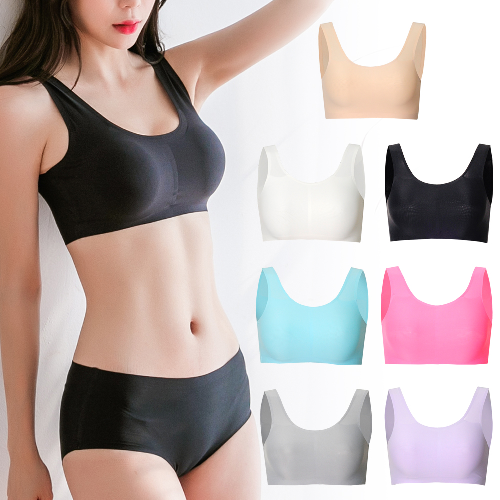 노라인피스 노와이어 심리스 브라 무봉제 스포츠브라 브라렛