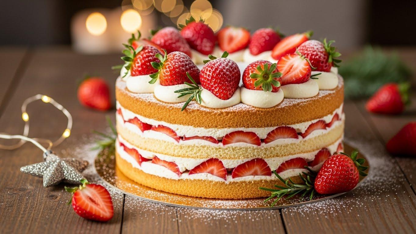 연말 딸기케이크
