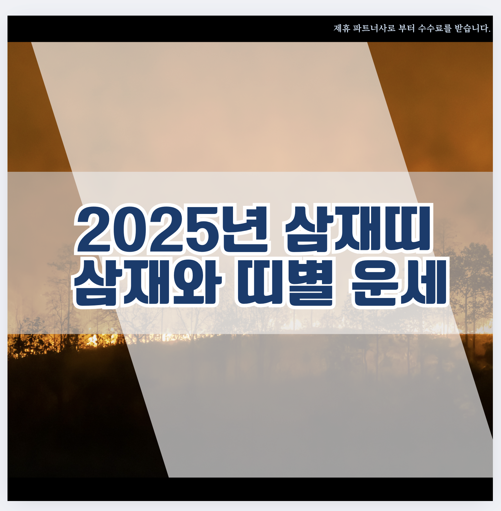 2025년 삼재