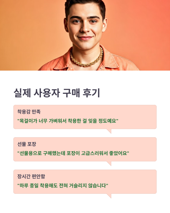 실제 사용자들의 구매 후기
