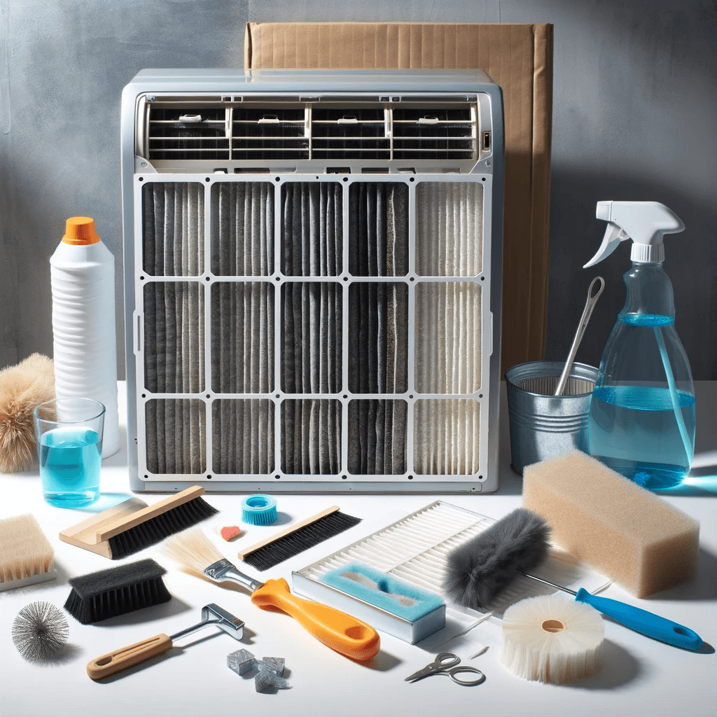 LG 벽걸이 에어컨 필터 셀프 청소법