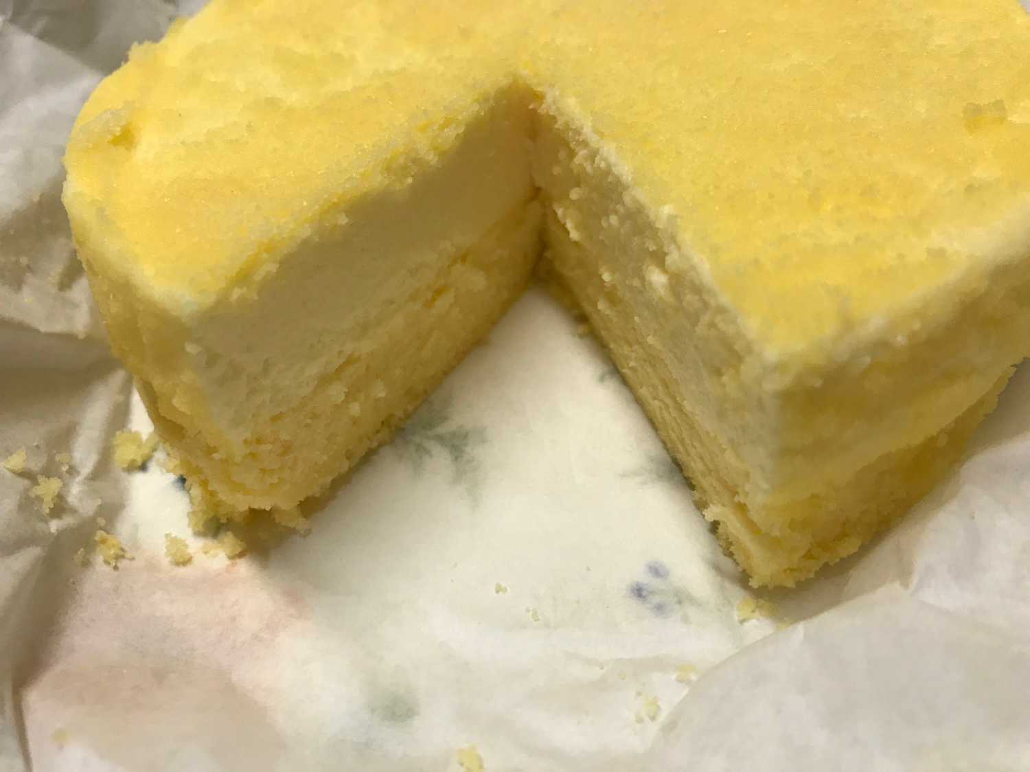 르타오 치즈케이크 단면