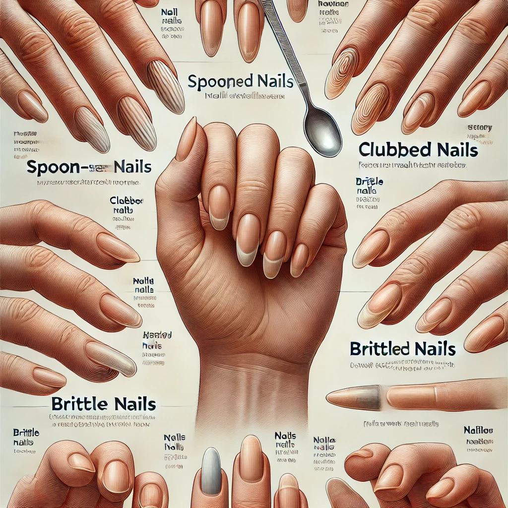손톱 모양에 따른 건강 상태