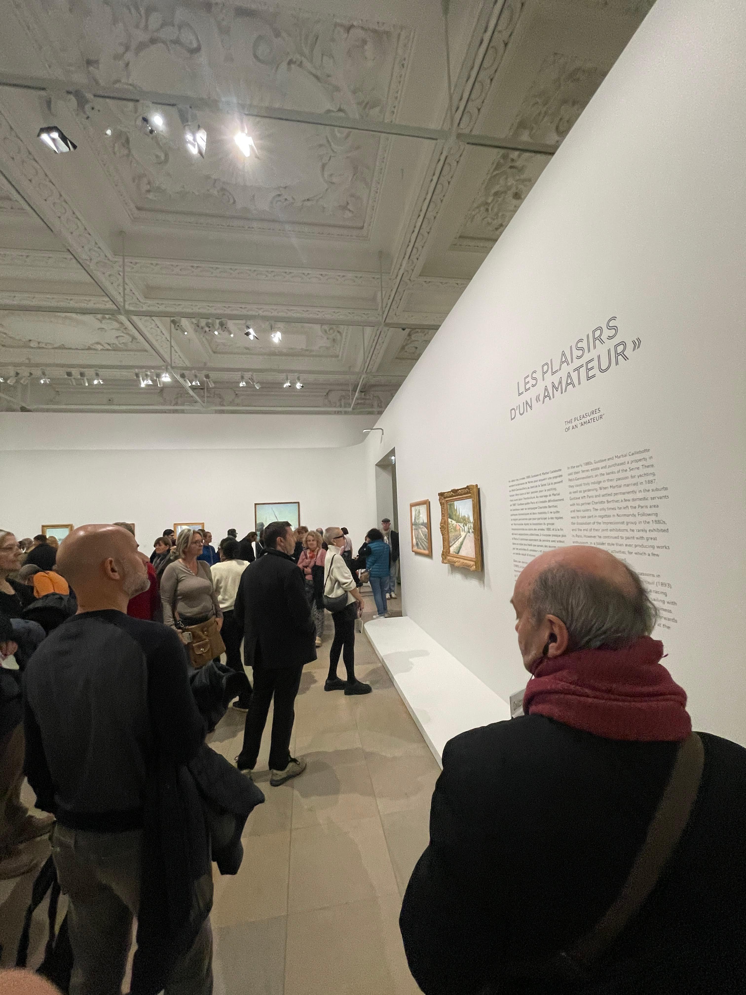 귀스타프 카유보트 전시회, 오르세 미술관.