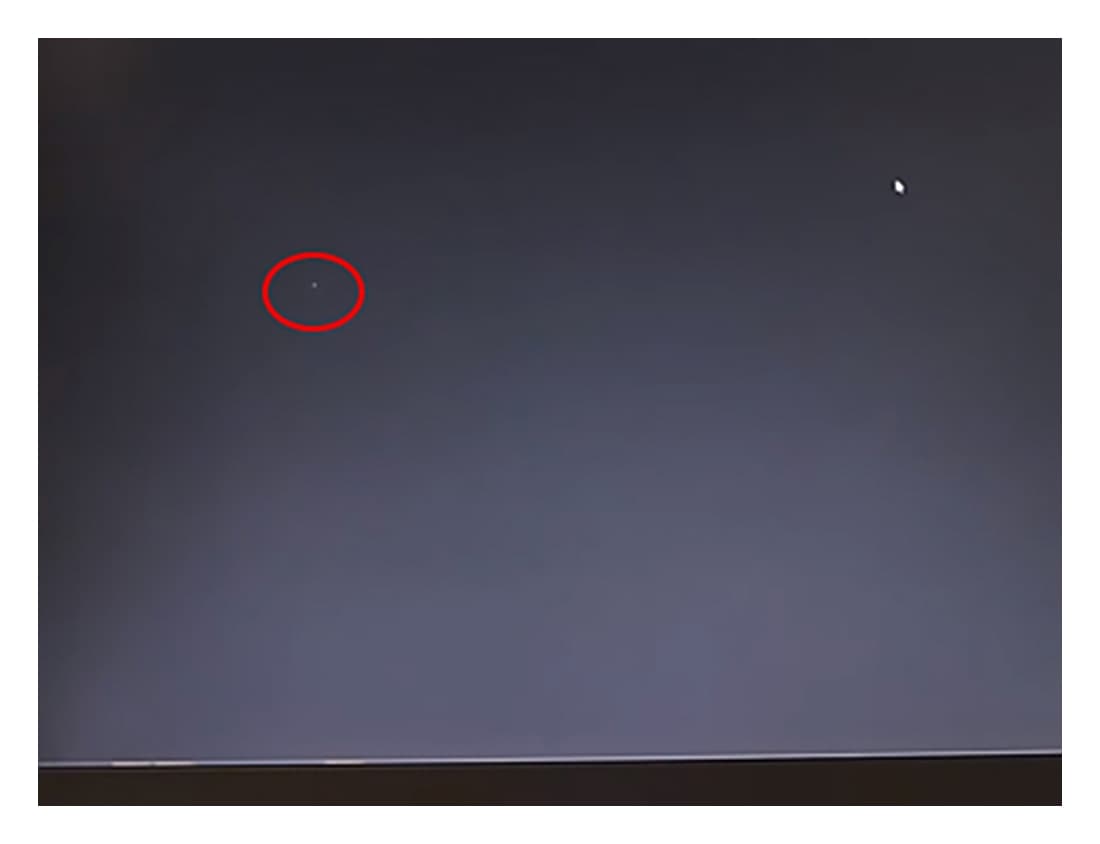 무결점과 일반 제품의 불량화소 기준 차이 설명 이미지