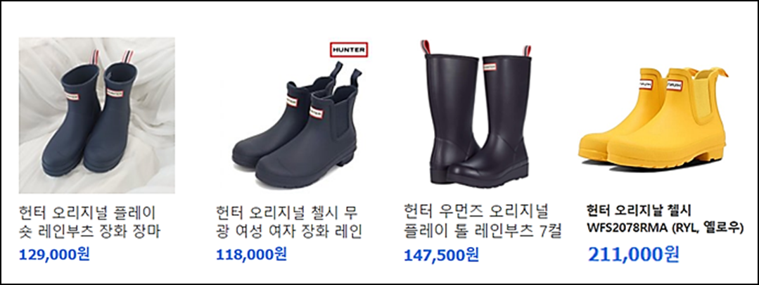 헌터-레인부츠