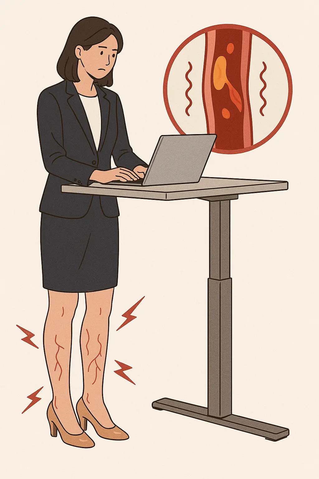 혈류 장애를 유발하는 환경