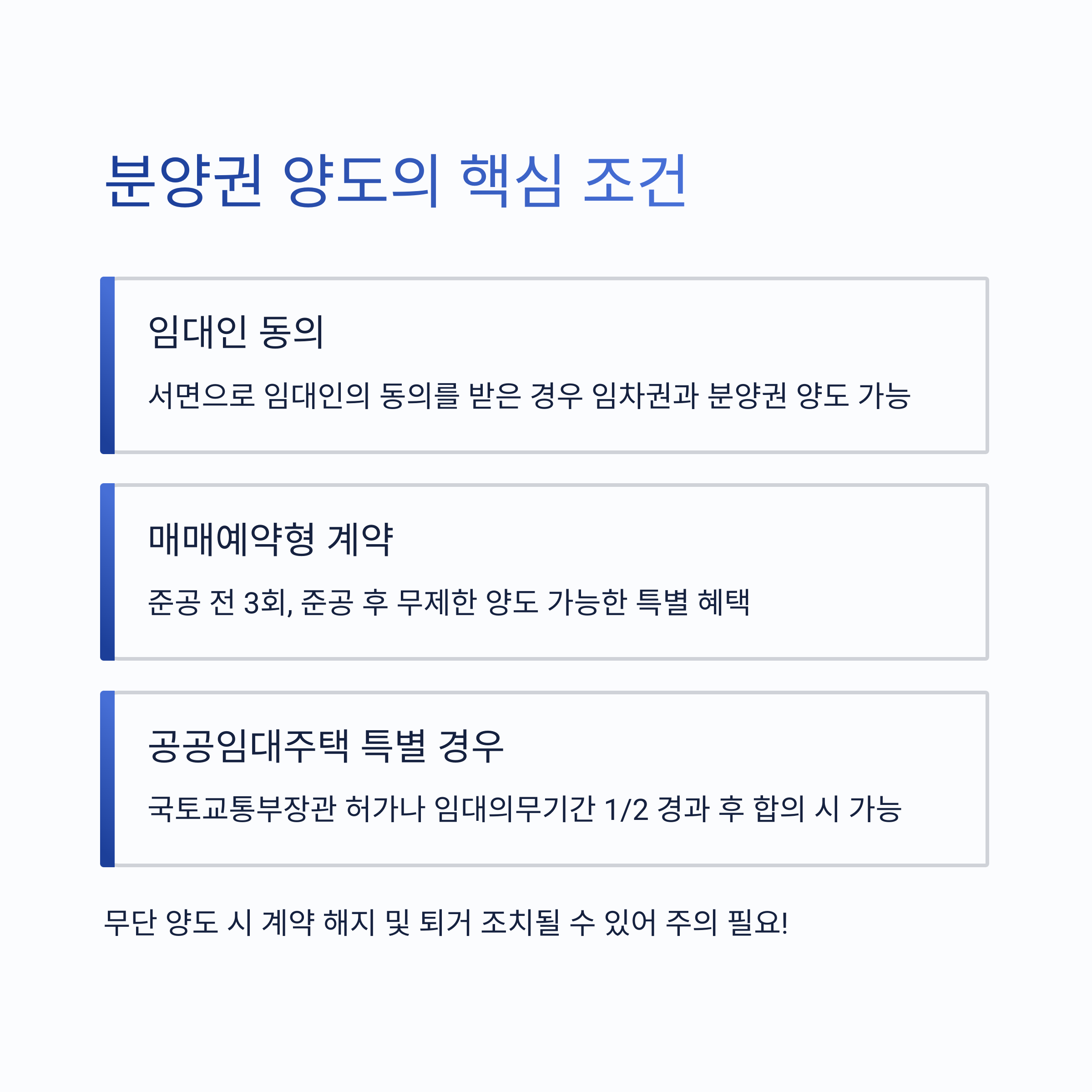 전세 임대 아파트 분양권