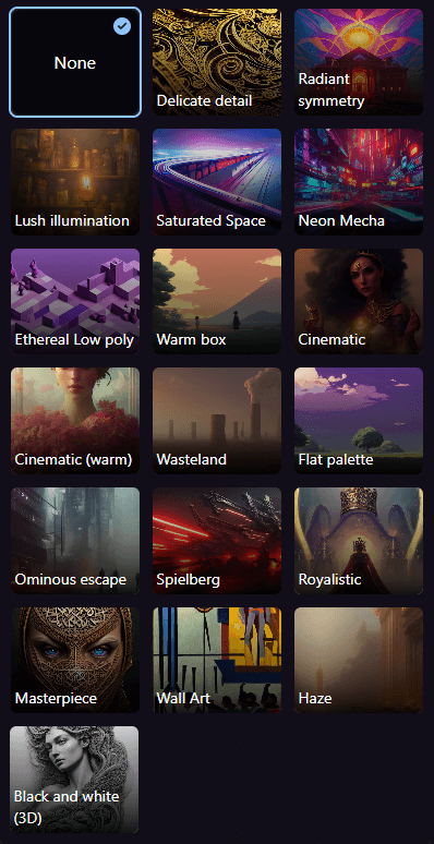 Playground AI UI 화면 - Filter Playground v1