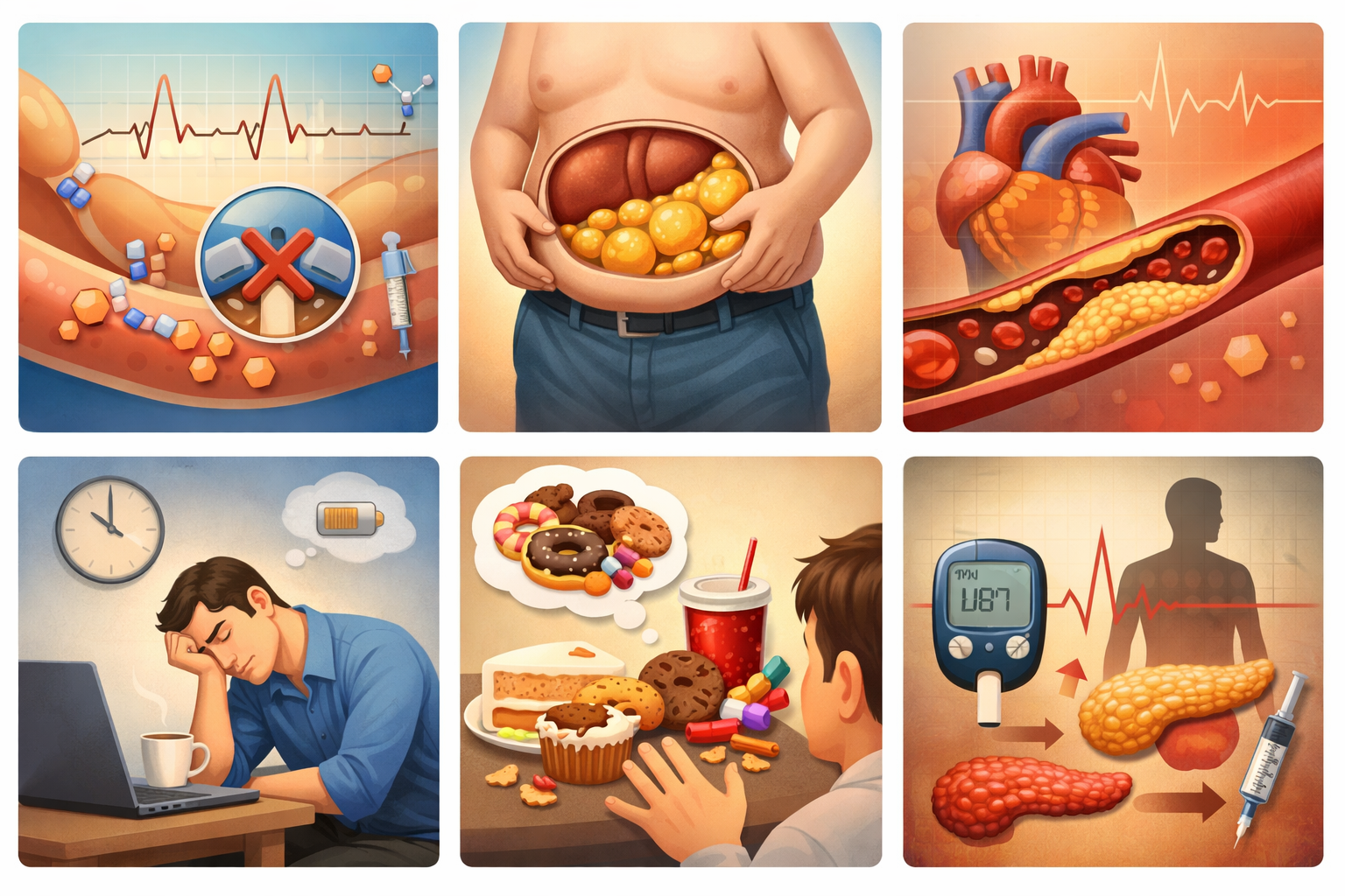 혈당 스파이크, 혈당 스파이크 반복, 혈당 급상승 위험, 인슐린 저항성, 당뇨 전단계, 혈당 관리, 식후 혈당, 혈당 변동성, 복부비만, 혈당과 체중, 만성 피로 원인, 단 음식 중독, 심혈관 질환 위험, 혈관 건강, 혈당 안정, 혈당 조절 방법, 중장년 건강, 혈당 스파이크 증상, 식곤증 원인, 혈당 관리 습관, 당뇨 예방, 건강한 식습관, 혈당 관리 가이드