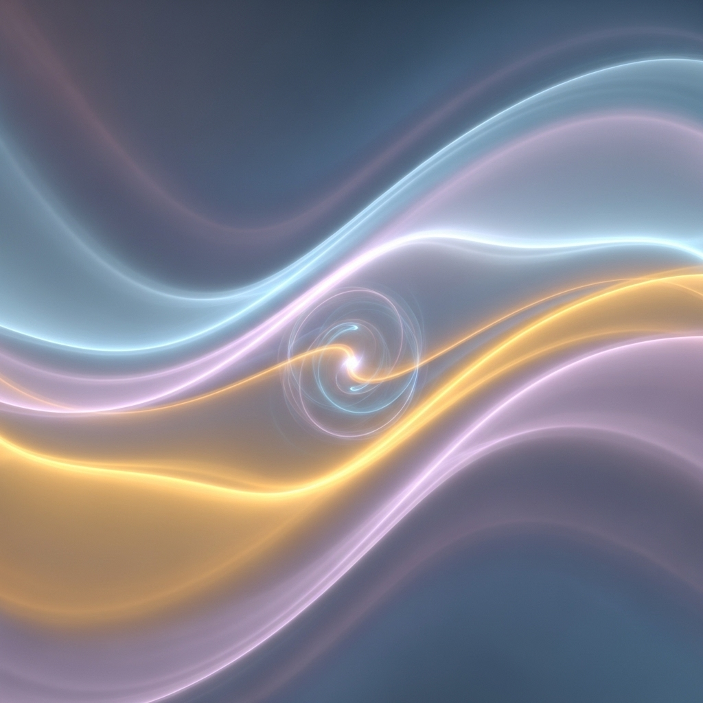 음악과 명상의 내면적인 느낌을 시각적으로 표현