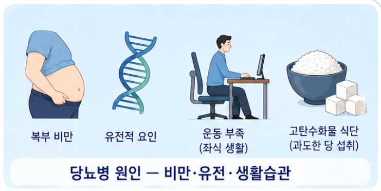 당뇨병의 원인과 발생 메커니즘