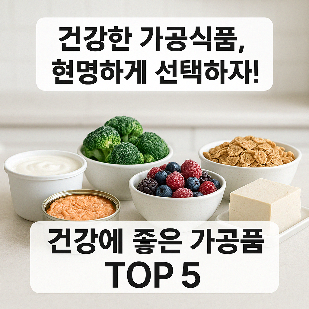 건강한 가공식품