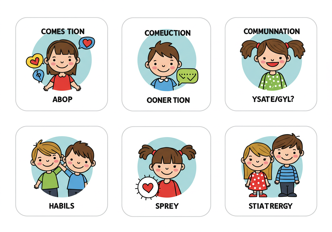 자녀 소통을 위한 5가지 꿀팁을 정리한 시각 자료