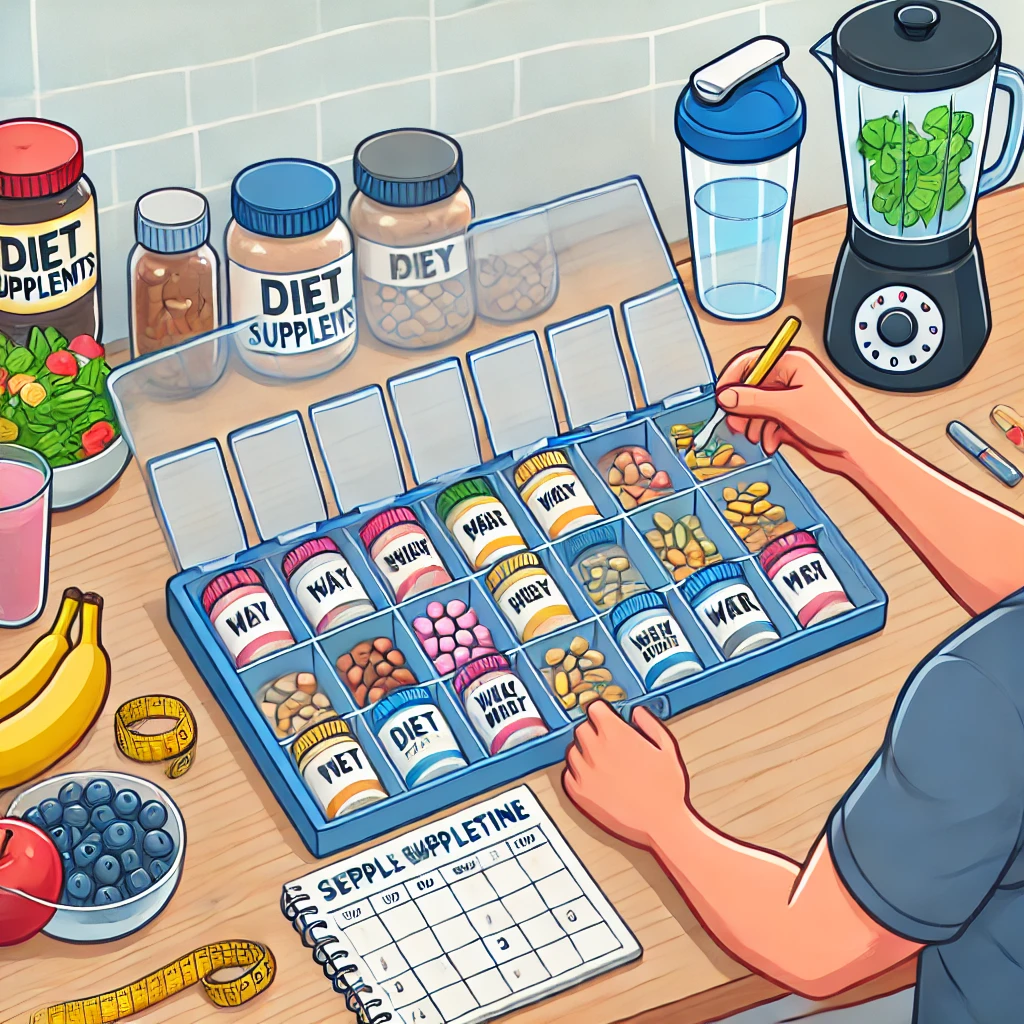 다양한 다이어트 보조제