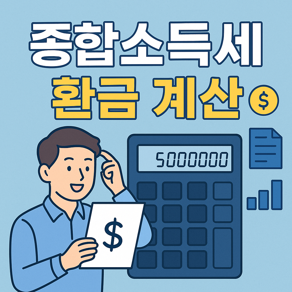 2025년 종합소득세 환급, 얼마나 돌려받을까? 계산법 완전정복!