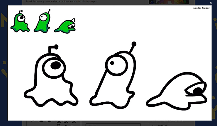 컬러링 가이드 이미지