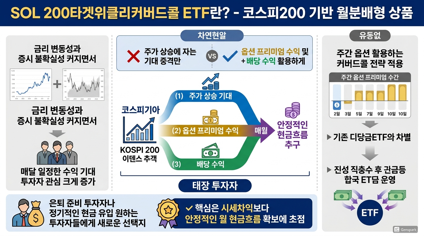 SOL 200타겟위클리커버드콜 ETF란?