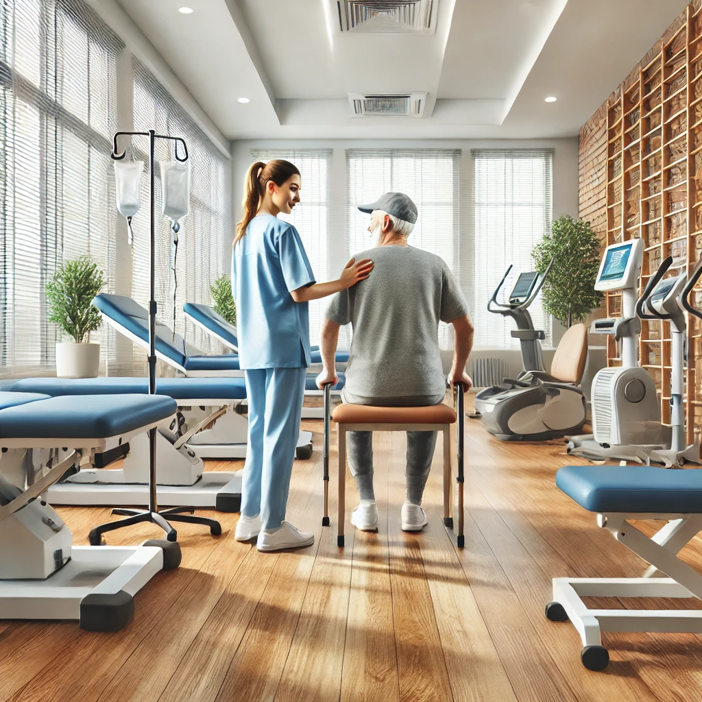 요양병원.재활병원에서의 치료사진