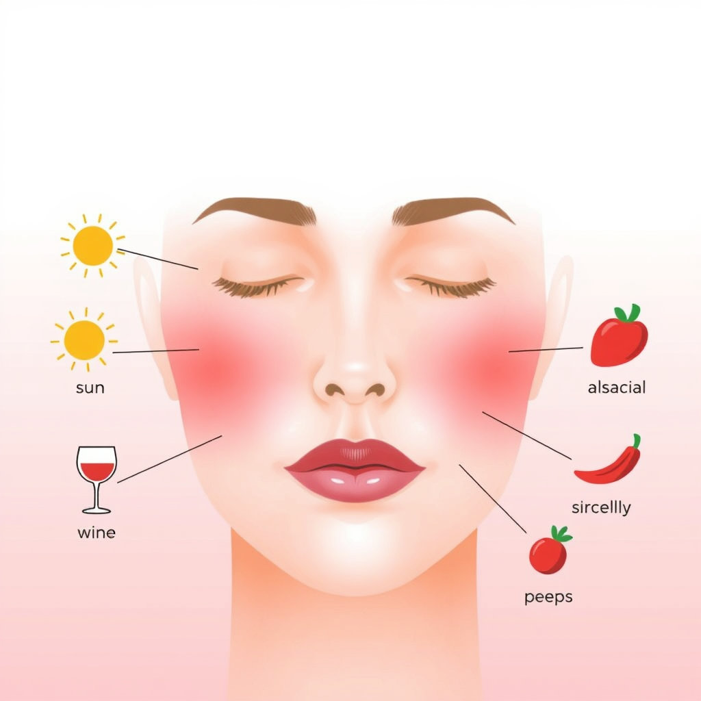 안면홍조의 원인과 증상