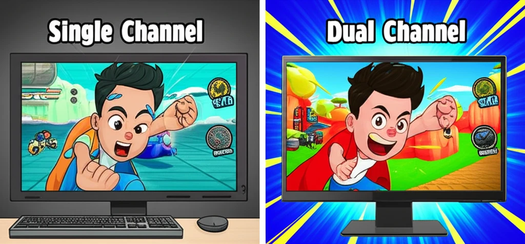 랩톱 램 듀얼 채널이 성능 병목을 해..