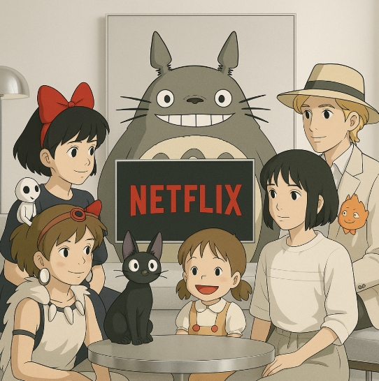 넷플릭스 지브리관련 사진