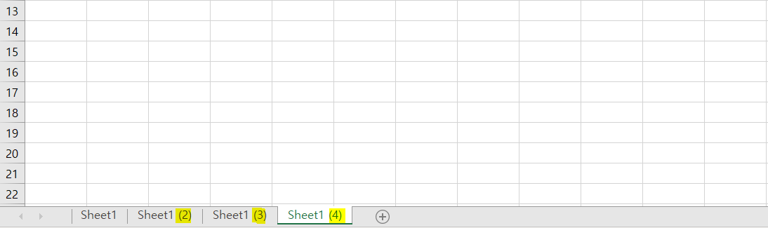 시트의-복사본을-여러개-만들면-원래-시트-이름-뒤에-(2)-등의-숫자가-붙게-됨