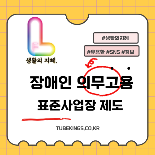 장애인 의무 고용과 표준 사업장 제도의 모든 것
